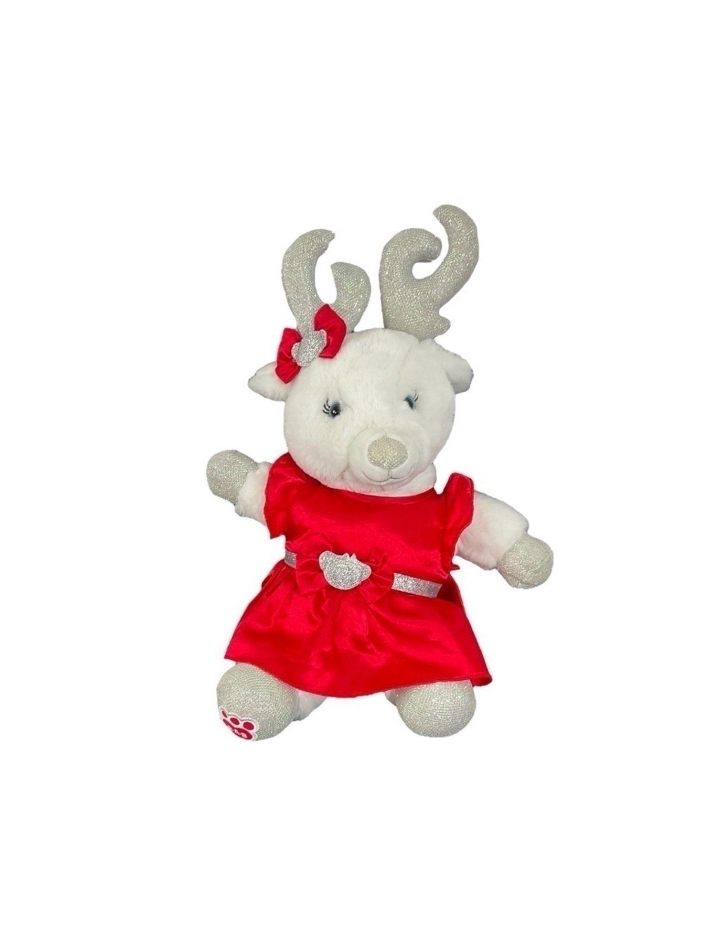 Build-A-Bear Workshop Collectible Reindeer 17” Plush Stuffed animal glittery